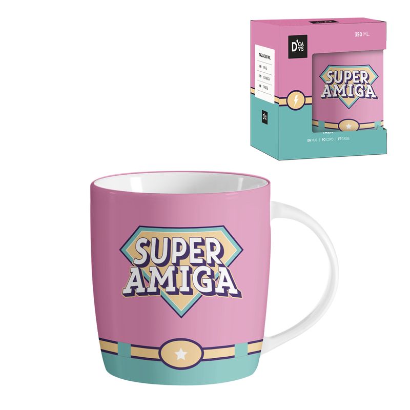 MUG 350ML SUPER AMIGA