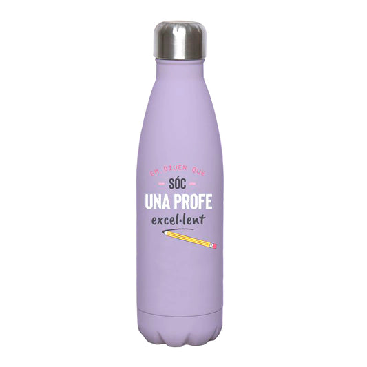 BOTELLA ACERO INOX. 500ML PROFE CATALA