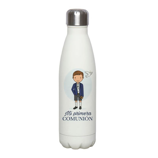BOTELLA ACERO INOX. 500ML COMUNION NIÑO