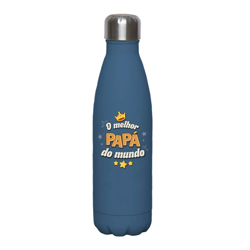 BOTELLA ACERO INOX. 500ML PAPA PORTUGUES