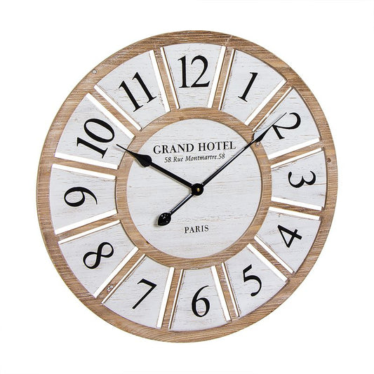 RELOJ 63CM PARIS BLANCO