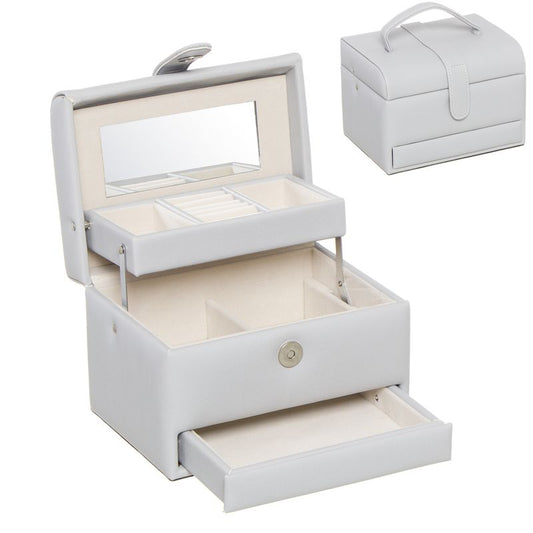 JOYERO 3 NIVELES GRIS