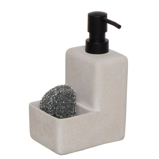 DISPENSADOR JABON CON ESTROPAJO