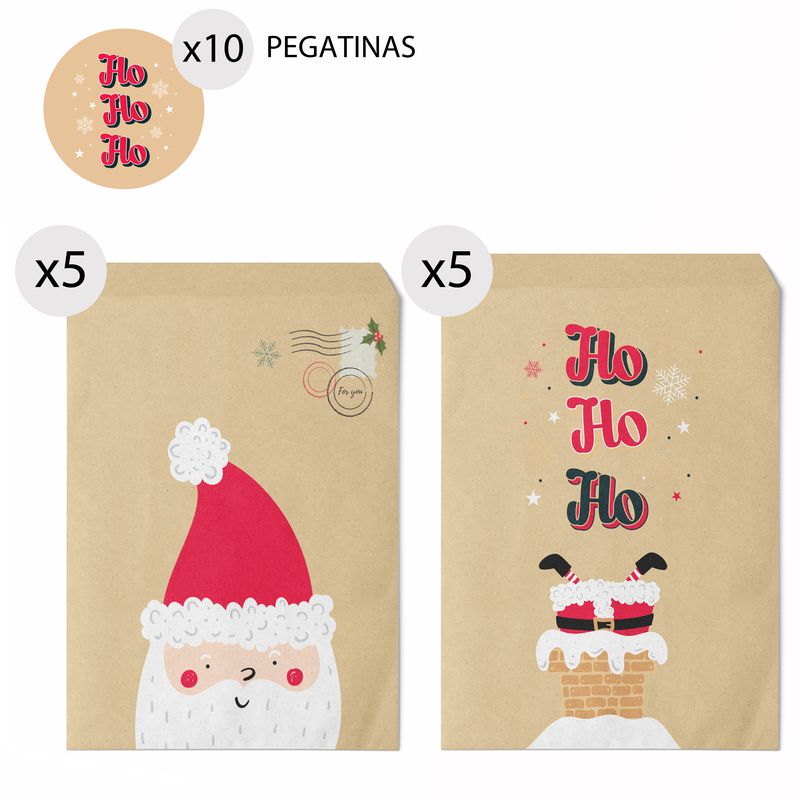 SET SOBRES NAVIDEÑOS