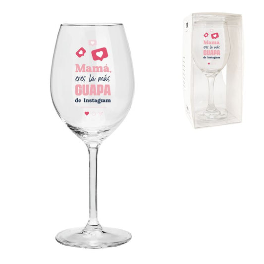 COPA DE VINO 415ML MAMA INSTAGRAM