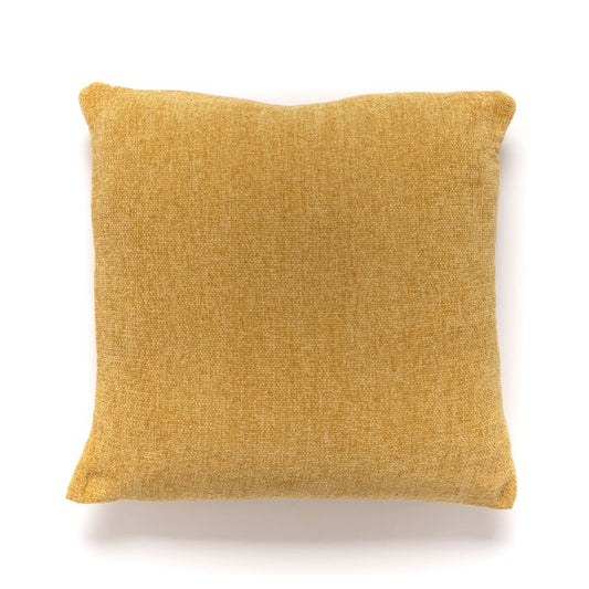 COJIN 45X45 CHENILLA MOSTAZA