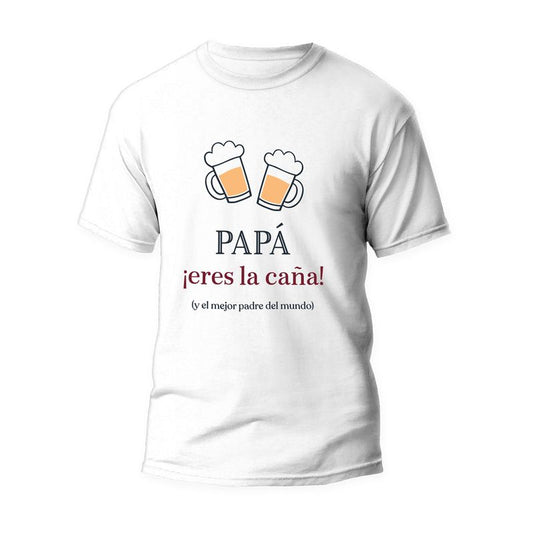 CAMISETA HOMBRE PAPA ERES LA CAÑA