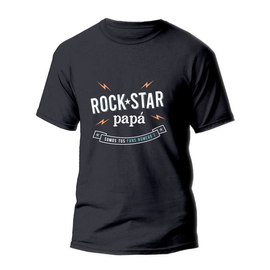 CAMISETA HOMBRE PAPA ROCKSTAR