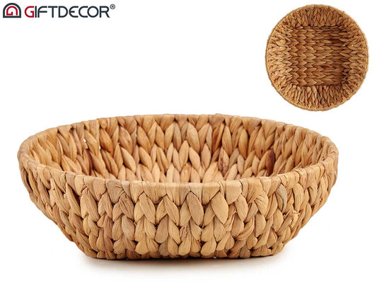 CENTRO DE MESA REDONDO DE PAJA SIN ASA