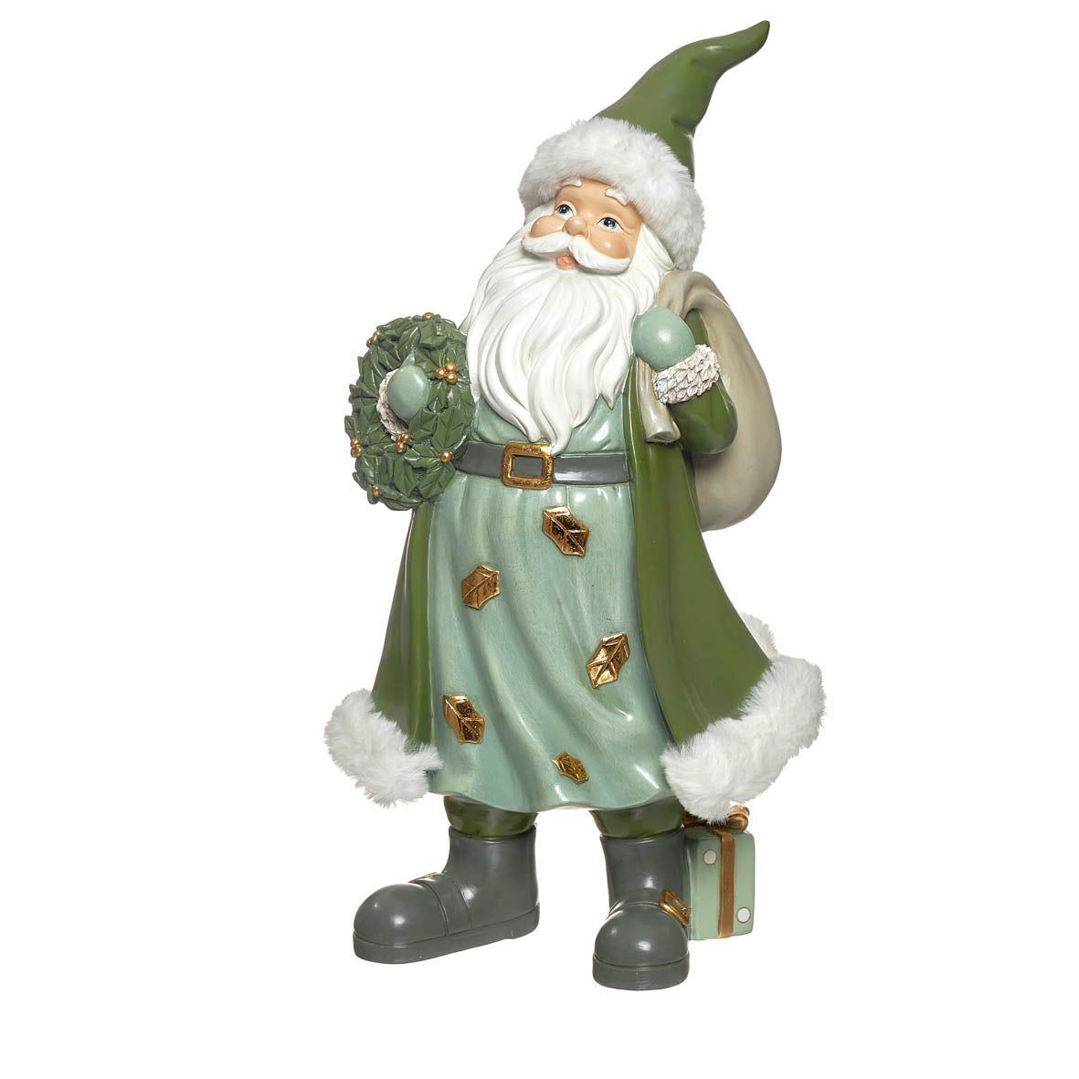 FIGURA PAPÁ NOEL VERDE