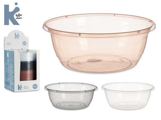 MULTIUSO PLASTICO 10L TRANSPARENTE SURT 3